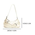 thumbnail image 2 of Bolso Hombro Mujer PU Cierre Y2k Chic Hobo Punk, 2 of 9