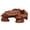 brown, variant on Reptiles Hide Shelter Faux Rock Cave House for Terrarium and Aquariums Habitat Decors, 3D Printed Fish Tanks Structure