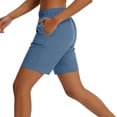 thumbnail image 6 of ZHYou Hiking Cargo Shorts for Women Elastic Waist Lightweight Water Resistant Quick Dry Athletic Shorts with Pockets, 6 of 6