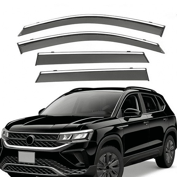Window Visors Rain Guards For Volkswagen(VW) Taos 2022-2026,Window Visor Shields Vent Deflector Shade Wind Side Vent Rain Guard Sun Rain Shades 2023 2024 2025 22 23 24 25 26
