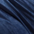 thumbnail image 2 of 3 Pieces Ultra Soft Velvet Duvet Cover Set, Cozy and Warm Bedding Comforter Cover Set, Twin Size, 1 Duvet Cover with 2 Pillow Shams, Navy Blue, 2 of 5