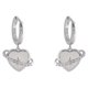 thumbnail image 1 of Pendientes con hebilla de oreja de corazón, 1 of 4