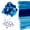 Blue Mix, variant on 300pcs John Bead Craft Pack Green Mix Pipe Cleaners for Crafts Pompoms Googly Eyes Set Arts School Supplies
