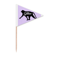 thumbnail image 1 of Monkey Braying Yawp  Toothpick Triangle Cupcake Toppers Flag, 1 of 3