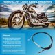 thumbnail image 2 of Cable de Embrague de 160cm/62.99" para Harley Davidson Sportster XL883 XL1200 XL 883 1200 1986-2013 para Modelos Harley Sportster 2004-2020 Cable de Embrague Extendible de Acero Inoxidable, 2 of 7