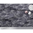 thumbnail image 2 of Soimoi Purple Rayon Fabric Leopard Animal Skin Print Fabric by Yard 42 Inch Wide, 2 of 3