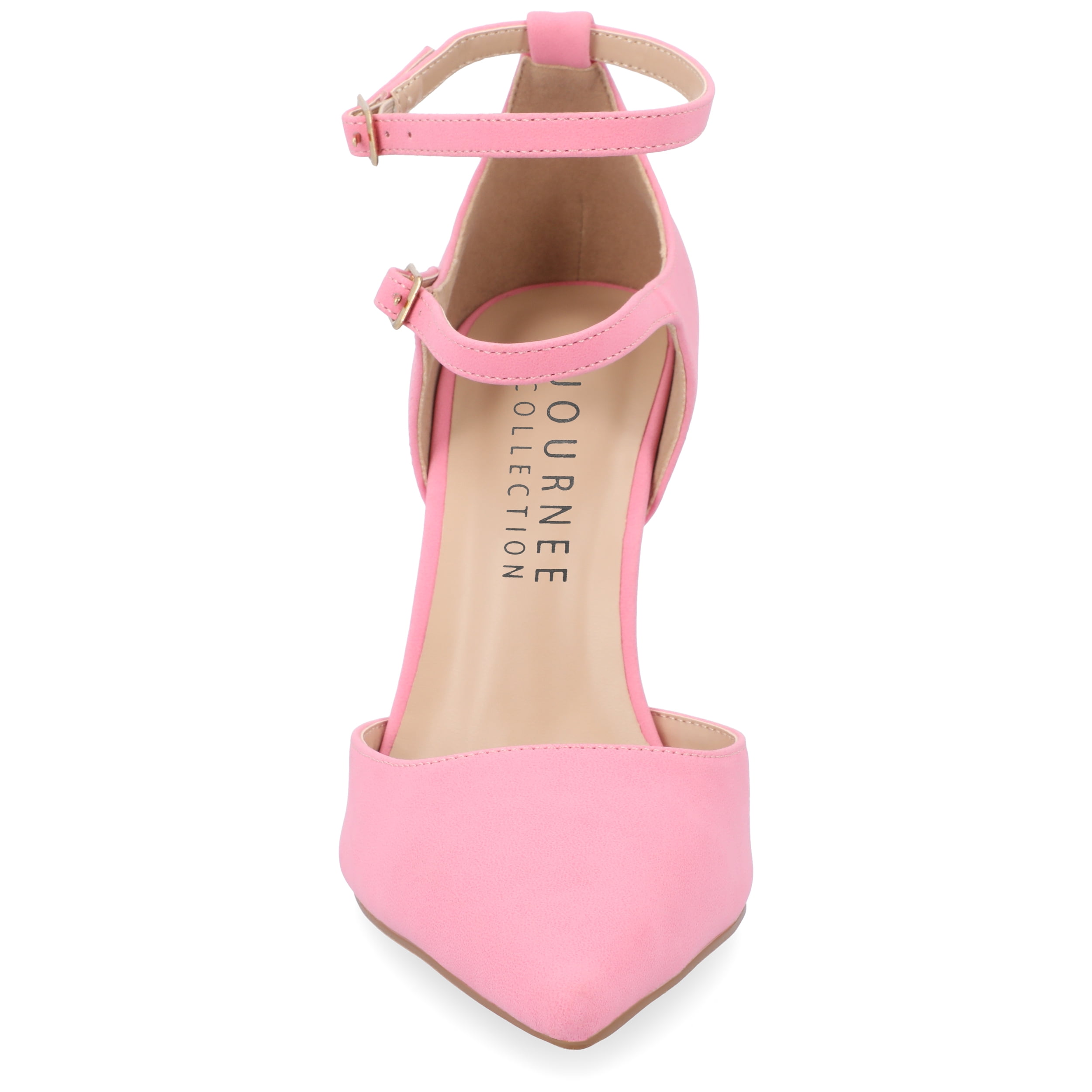 Journee Womens Lilyann Multi Strap Stiletto Pointed Toe Pumps