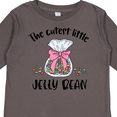 thumbnail image 4 of Inktastic The Cutest Little Jelly Bean Boys or Girls Long Sleeve Toddler T-Shirt, 4 of 5