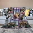 thumbnail image 3 of Fathers Day Personalised Gifts from Daughter Son-Custom Blanket with Photo Text-Customised Blankets-Multiple Colors Sizes Soft Flannel Blankets-Gifts for Dad Mum Grandma Grandfather, 3 of 6