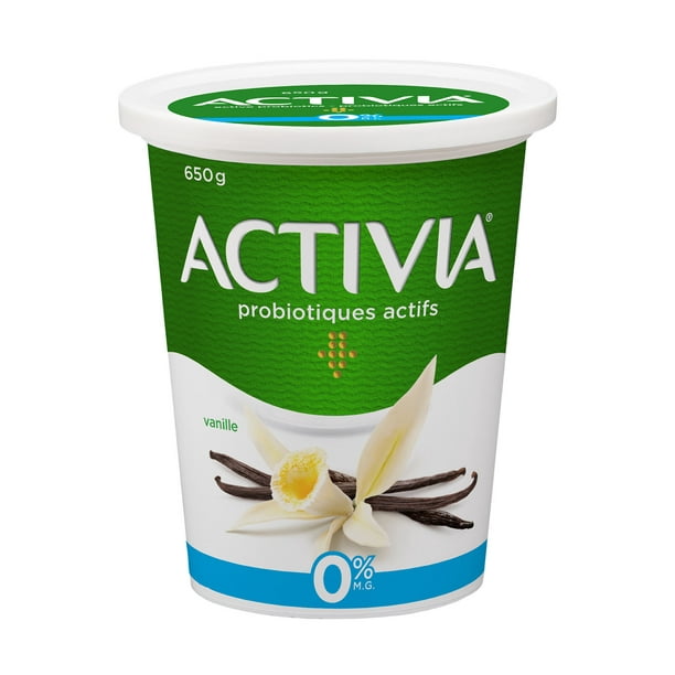 Activia Yogourt probiotique, sans matières grasses, saveur vanille 650 GR yogourt