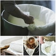 thumbnail image 3 of UPGRATOR Reusable Cheesecloth Straining Cloths for Home Use Beige Cloth Set of 2 Ideal for Cooking and Cheese Making, 3 of 8