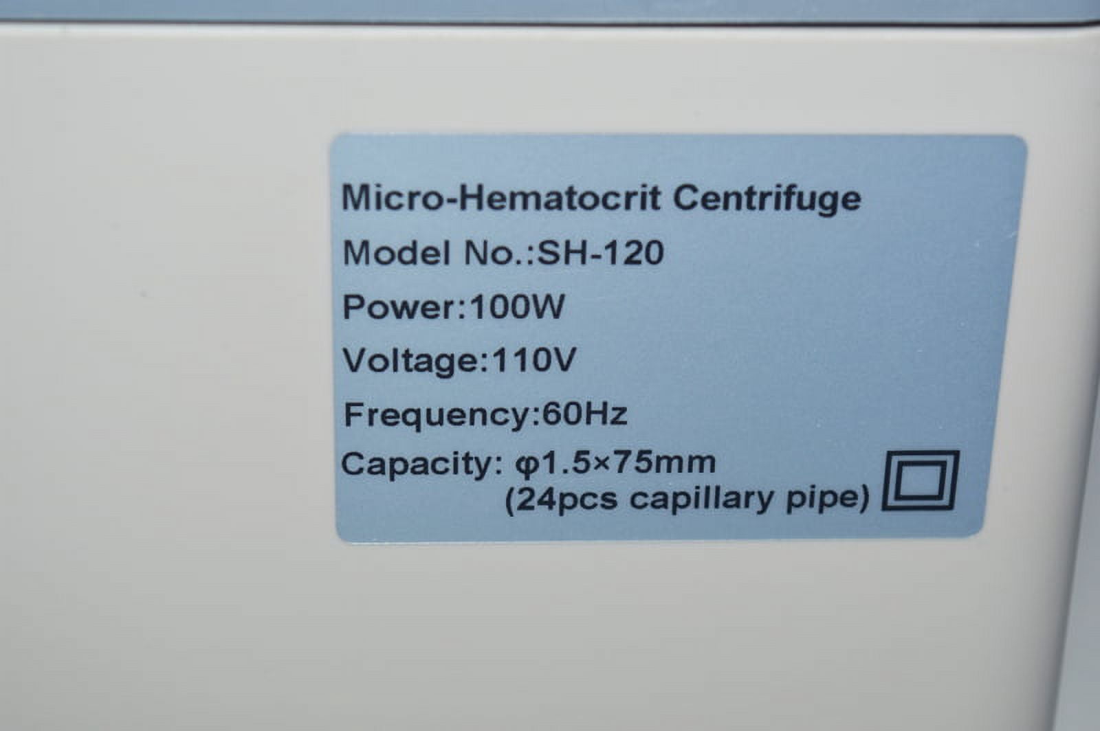 INTSUPERMAI Microhematocrit Centrifuge High Speed for Laboratory Medical Use