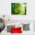 thumbnail image 5 of ARISTURING Forest Canvas Wall Art Decor - Large Forest Wall Art Green Nature Wall Art Print - Forest Picture of Trees Wall Art - Landscape Nature Canvas Wall Art for Living Room, Bedroom &amp; Office, 5 of 6