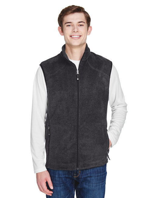 Voyage Fleece Vest - HEATHER CHARCOAL 