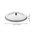 thumbnail image 3 of FUEENIRVA Mug Cover Lid Round Stainless Steel Practical for General Users 1Pcs Back to School, 3 of 6