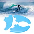 thumbnail image 1 of Nylon Plastic Surfboard Fins, Durable Blue Surfboard Fins Stable  for Beach, 1 of 7