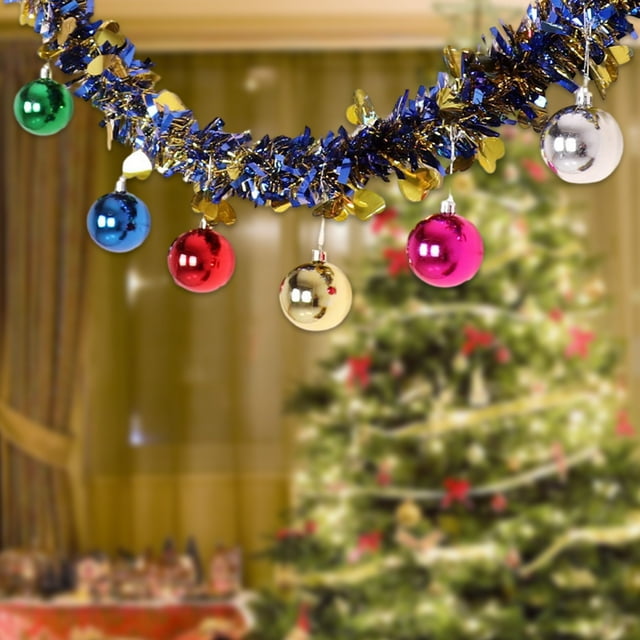 KTTECTOA Christmas Decoration Rattan Flower Ribbon Mood Scene Arrangement Hanging Party Colorful Strip Top Creat Pendant Clearance House Decor Canada Days Home Decor Living Room Gifts