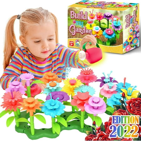 Flower Garden Building Toy for Girls 3-6 Years Old STEM Toys for...