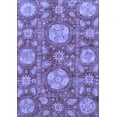 thumbnail image 1 of Ahgly Company Machine Washable Indoor Rectangle Abstract Blue Modern Area Rugs, 8' x 12', 1 of 4