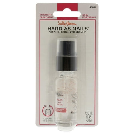 Sally Hansen Treatment Hard As Nails®! Serum, Protein Serum, 0.45 Fl Oz, Pack of 1, Nail Growth Serum, Nail Strengthening Polish, Nail Hardener, Long Lasting Protetion for Nails and Cuticles