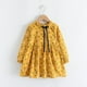 thumbnail image 2 of Odeerbi 2-14 Años Niñas Vestido Floral Manga Larga Algodón Midi Vestido Cuello Redondo Niños Encaje Primavera Otoño Plisado, 2 of 8