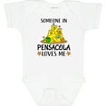 thumbnail image 3 of Inktastic Someone in Pensacola Loves Me Beach Vacation Boys or Girls Baby Bodysuit, 3 of 5