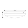 thumbnail image 2 of Afx CMF111600LAJD1 Led 11" Flush Mount Ceiling Fixture From The Camden Collection - White, 2 of 3