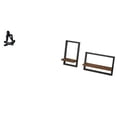 thumbnail image 1 of Figura de escritorio, escultura abstracta, decoración de oficina y hogar, estantes de madera, estantes de almacenamiento de pared, diseño hueco creati, 1 of 8