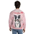 thumbnail image 5 of Happy Valentine's Day Border Collie holding flowers All Over Print 3D Sweatshirt Unisex Merch Borders Dog Lovers Gifts Idea - 3005, 5 of 6