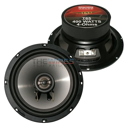 Earthquake Sound T65 2-Way 6.5' 400W Shallow Coaxial Car Speaker (pair)
