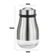 thumbnail image 2 of Juego De 2 Botellas De Condimentos Saleros Y Pimenteros Con Agujeros De Vertido Ajustables Dispensador De Especias Herramienta De Cocina Vogacara HA035539-00, 2 of 6
