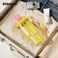 thumbnail image 4 of Sidagar 22oz Tritan Sports Water Bottle with Straw & Strap, Leak-Resistant Travel Cup, Yellow, 4 of 10