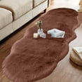 thumbnail image 5 of CQCYD Under $5 Faux Sheepskin Shag Rug for Bedroom Fluffy Faux Fur Rug Non-Slip Throw Rugs for Living Room Fuzzy Rugs for Dorm Pet Mats Luxury Home Décor, 5 of 8