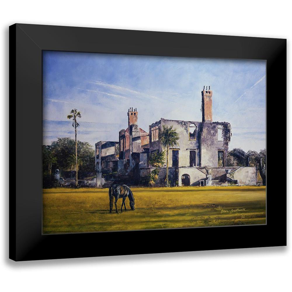 Braithwaite Bruce 14x11 Black Modern Framed Museum Art Print Titled - Dungeness