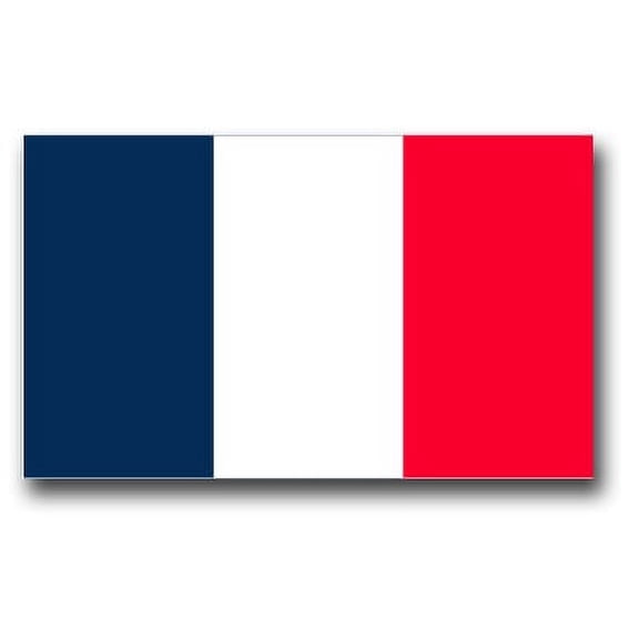 3.8 Inch France Flag Vinyl Transfer Decal