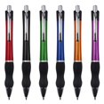 thumbnail image 1 of MiSiBao Bolígrafos retráctiles Tinta negra Bolígrafo de trabajo de punta media de 1 mm Escritura suave para hombres y mujeres Negocios de oficina (6 unidades + 3 recambios), 1 of 8