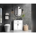 thumbnail image 4 of Elegant Kitchen and Bath Alden 30 inch Single Bathroom Vanity in White, 4 of 10