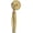 Gold, variant on Copper Antique Handheld Shower Head Spray Bathroom Accessory ,White