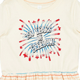 thumbnail image 4 of Inktastic 250 Years of Freedom-usa Fourth of July Fireworks Girls Toddler Dress, 4 of 5