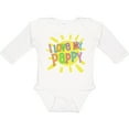 thumbnail image 3 of Inktastic I Love My Pappy Sun and Rainbow Letters Boys or Girls Long Sleeve Baby Bodysuit, 3 of 5