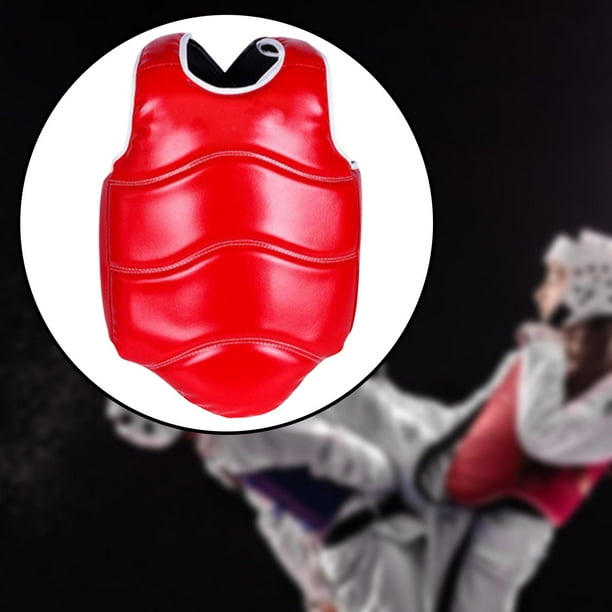 Chaleco Protector De Karate Y Artes Marciales, Para Pecho, Abdomen Y Costillas, Con Correas Ajustables Y Acolchado EPE