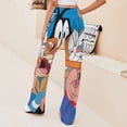 thumbnail image 5 of Looney Tunes Cartoons Women's Wide Leg Yoga Pant Comfy Loose Sweatpants High Waist Lounge Casual Athletic Pant Workout Joggers Pant, 5 of 8