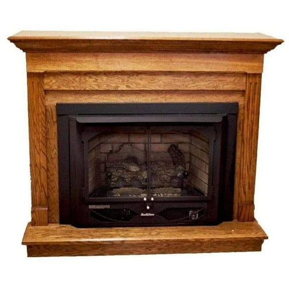 CUI  53 in. Contemporary Mantel for Model 34, Dark Oak