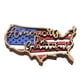 thumbnail image 1 of Decoración Del Día De La Independencia De Estados Unidos, Adorno De Bandera Estadounidense, Madera De Boj Duradera Patriótica Para Dormitorio Para Puerta ANGGREK Disfraces, 1 of 8