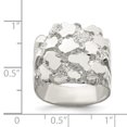 thumbnail image 2 of 925 Sterling Silver Mens Nugget Ring Man   For Dad Mens  For Him, 2 of 6