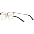 thumbnail image 5 of Ralph Lauren Womens Rl5104 Metal Cat Eye Prescription Eyeglass Frames Light Gold/Black/Demo Lens 52 Millimeters, 5 of 5