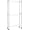 Chrome, variant on Adjustable Double Rod Rolling Garment Rack, Hanging Clothes Closet Organizer with Wheels, Heavy Duty, 36" x 14" x 72", Black