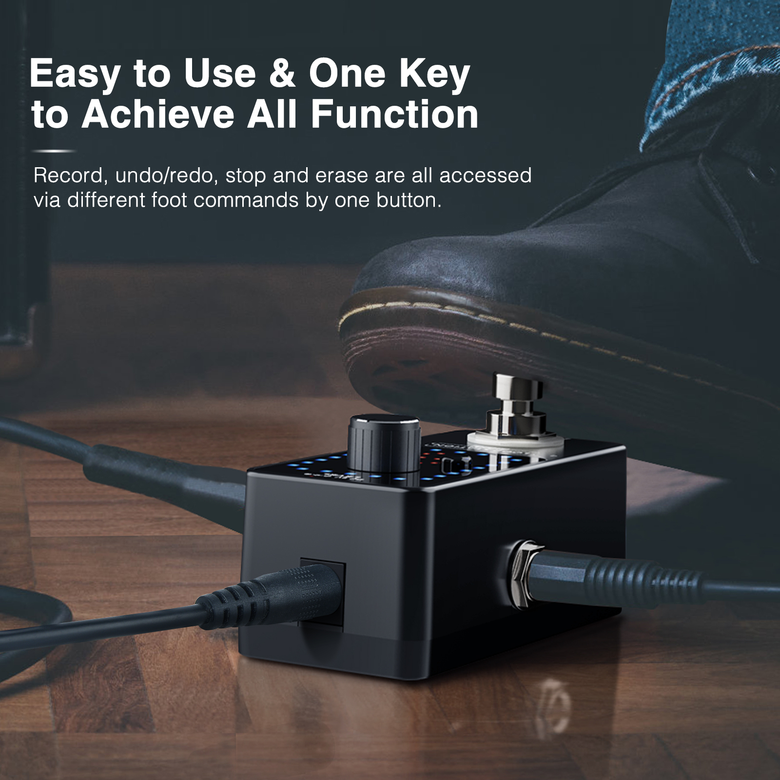 Lekato Loop Station Guitar Looper Effect Pedal