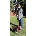 thumbnail image 4 of Primal Pet Gear Dog Leash 6ft Long - Traffic Padded Two Handle - Heavy Duty - Double Handles Lead for Control Safety Training - Leashes for Large Dogs or Medium Dogs (6FT, Black-Blue), 4 of 8