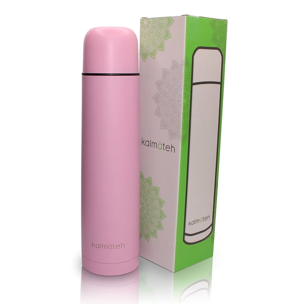 Thermos Kalmateh Yerba Mate de 1000 ml, acero con aislamiento al vacío